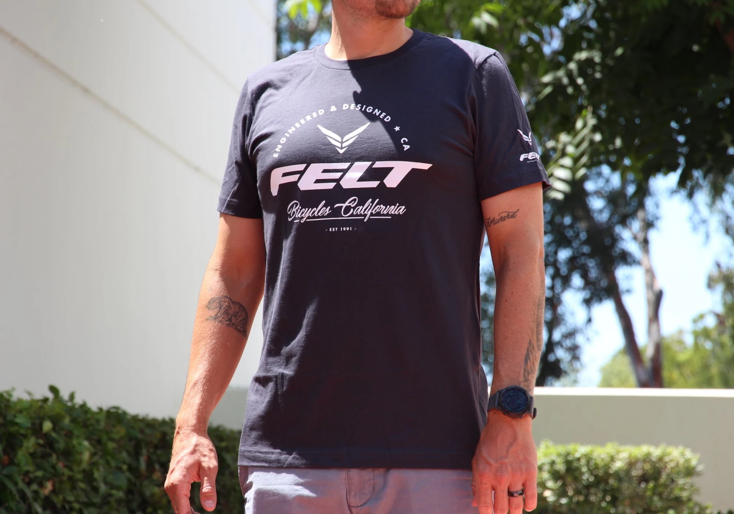 Felt Bicycles Classique Dark Grey T-Shirt | Men's - Image 3