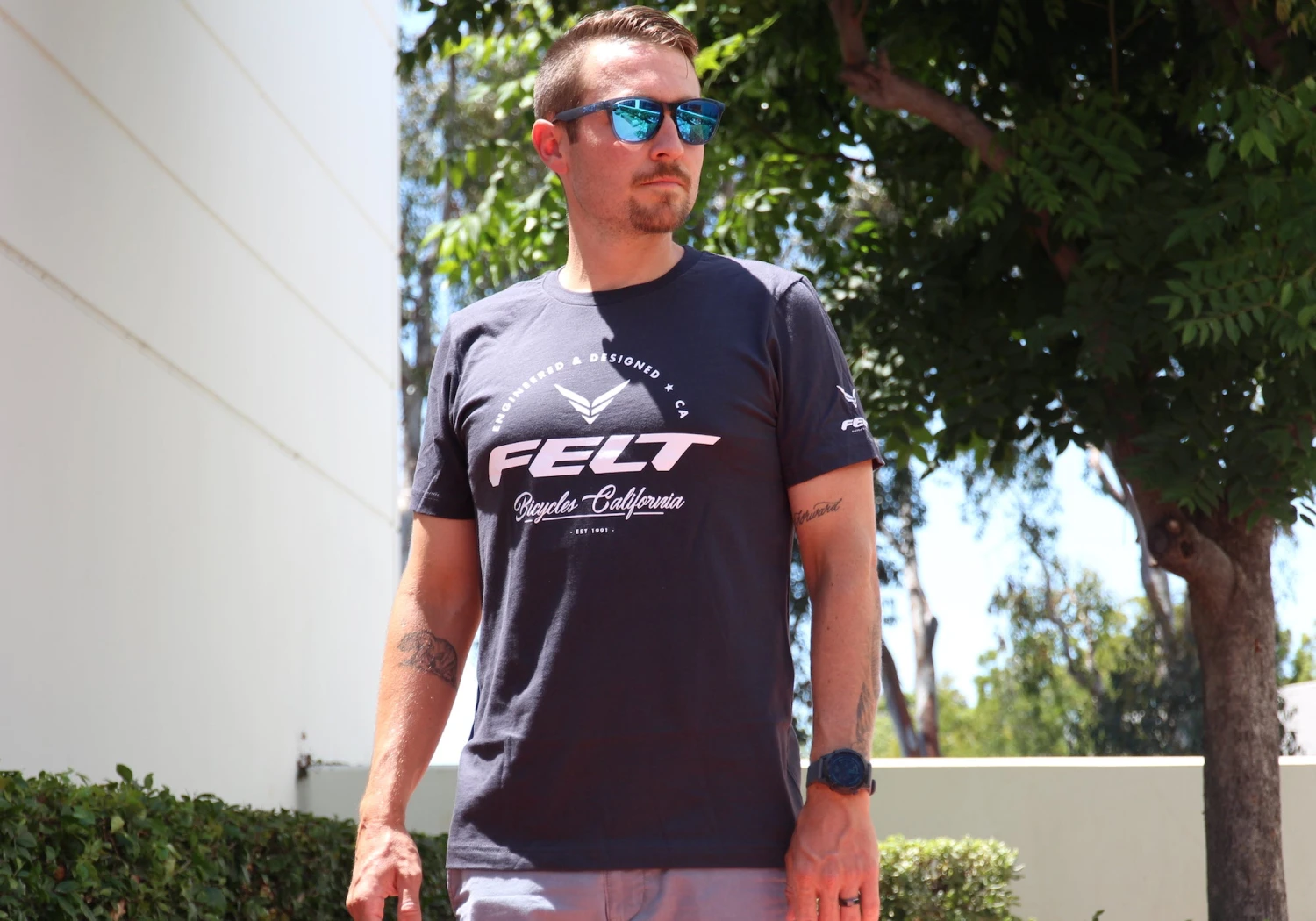 Felt Bicycles Classique Dark Grey T-Shirt | Men's - Image 2